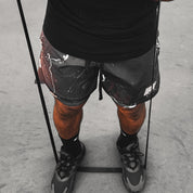 Spartan Training Shorts w Liner - Black Marble