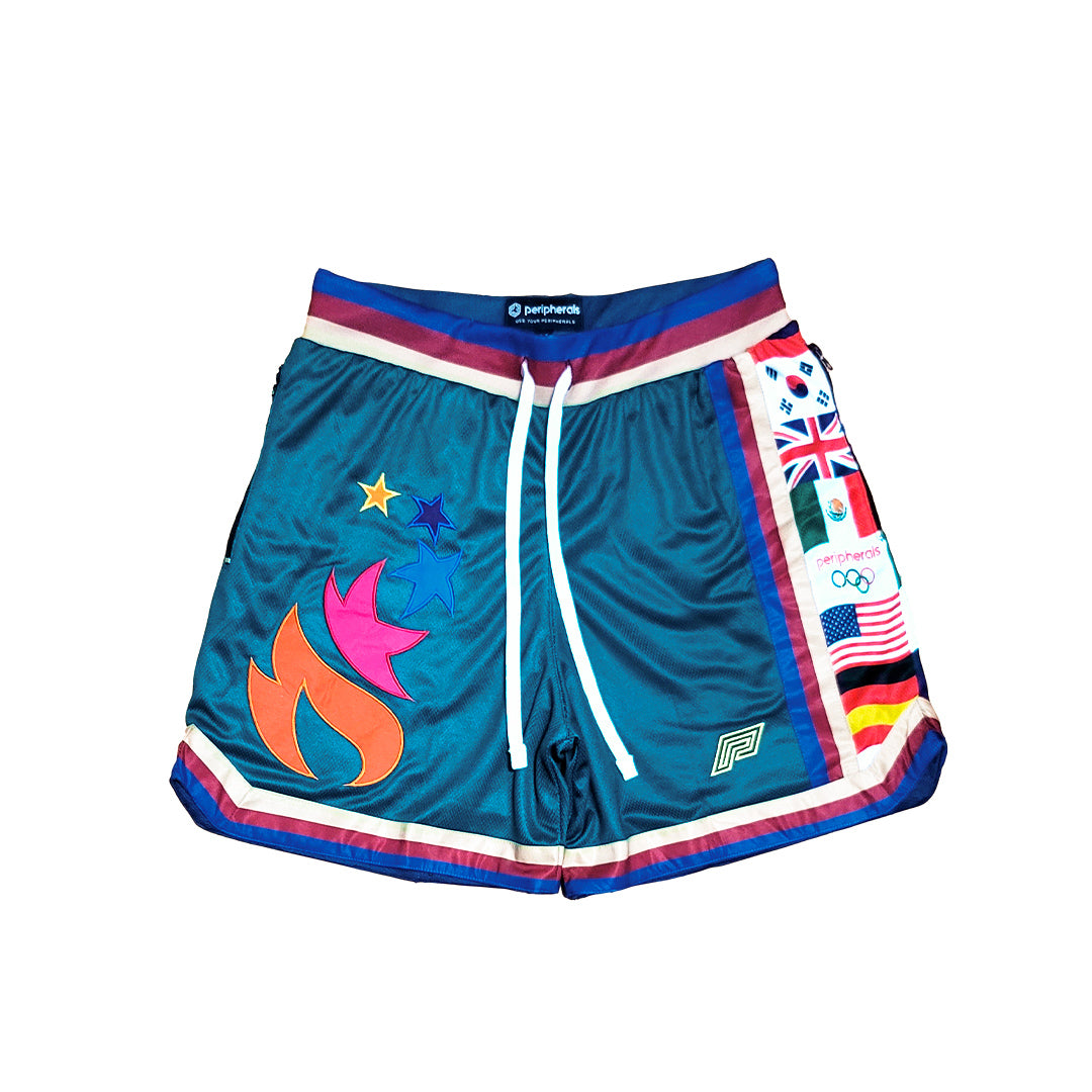 Olympian Heavyweight Mesh Shorts - Alpine