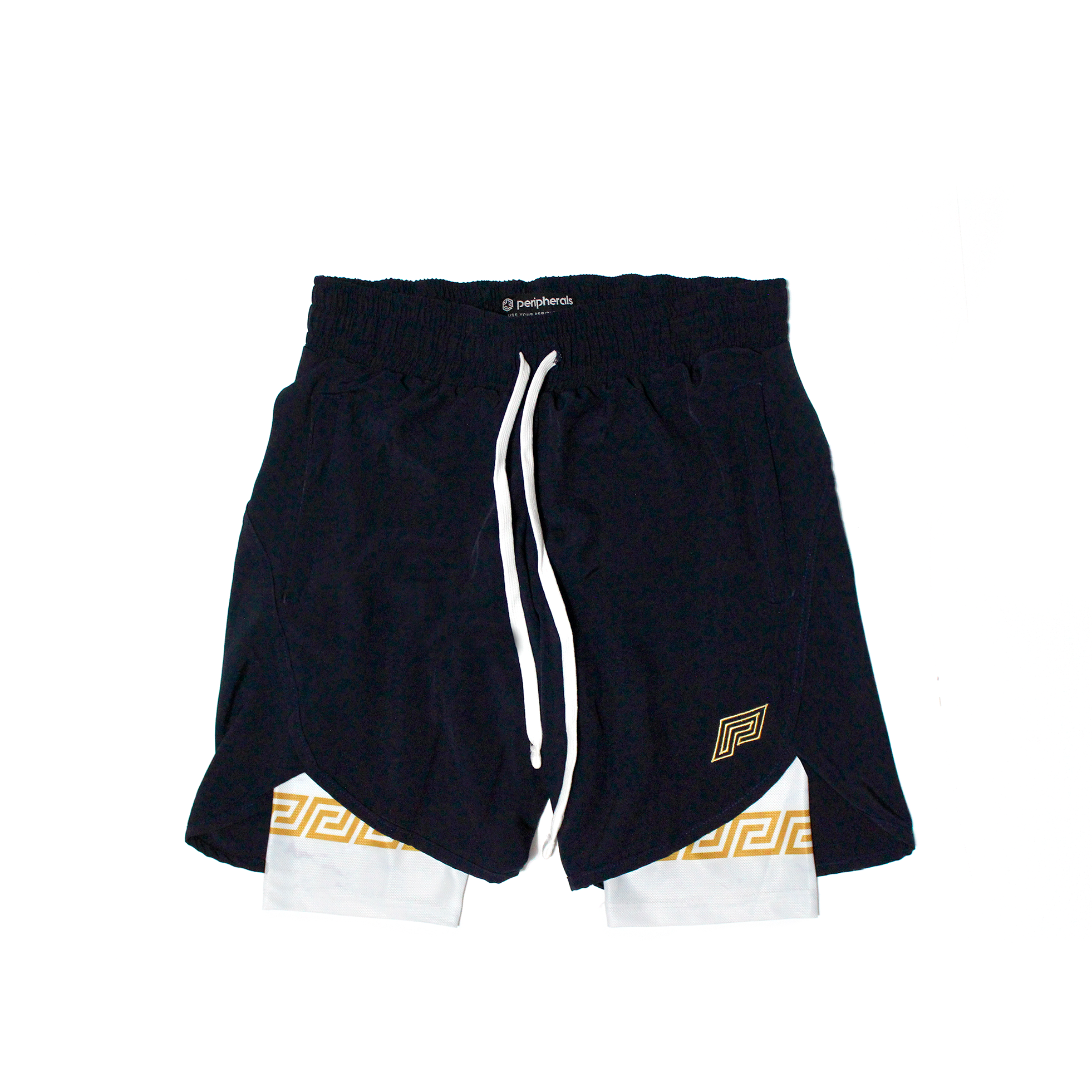 Spartan Training Shorts w Liner - Navy / Marble