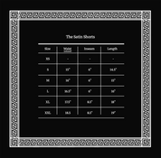 The Satin Shorts - Black / White